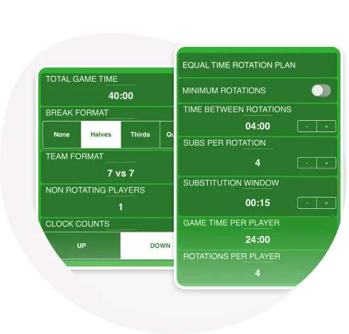 SubNow works for any team sports where fair game time is desired